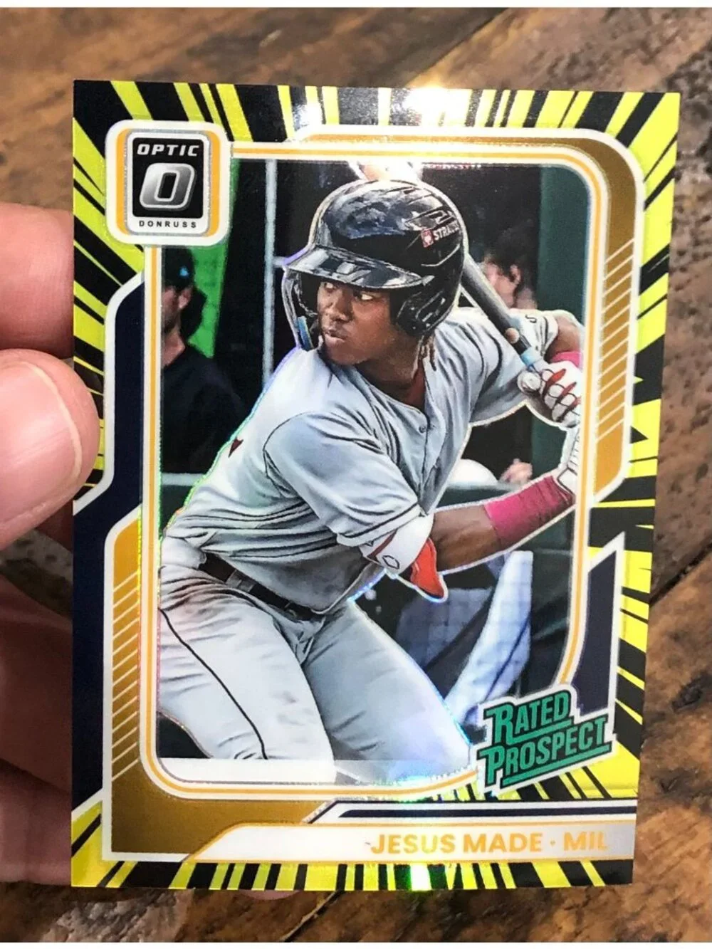 2026 Donruss Optic Jesus Made Electricity SSP Rookie Card 26/69